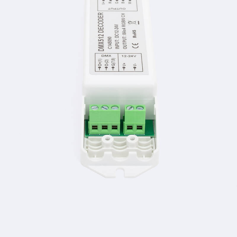 Controlador RGBW DMX512 Decoder 4 Canales