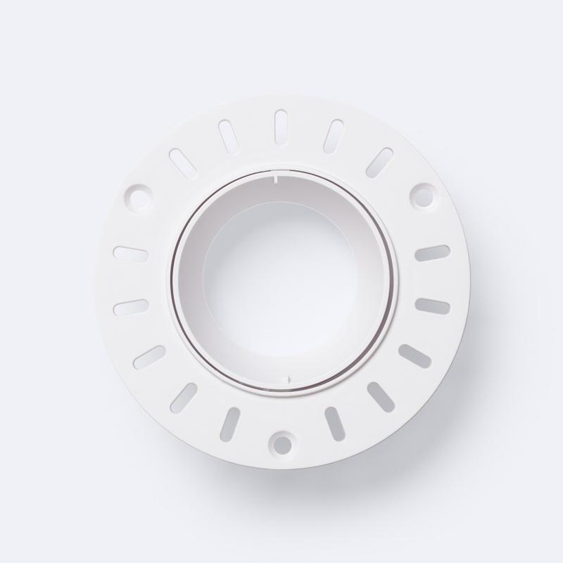 Aro Downlight Circular Basculante Integración Escayola/Pladur para Bombilla LED GU10 / GU5.3 Corte Ø70 mm Suefix