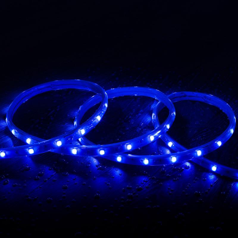 Tira LED Exterior Solar 24V DC SMD2835 60 LED/m 40m IP65 Ancho 12 mm Corte 100 cm