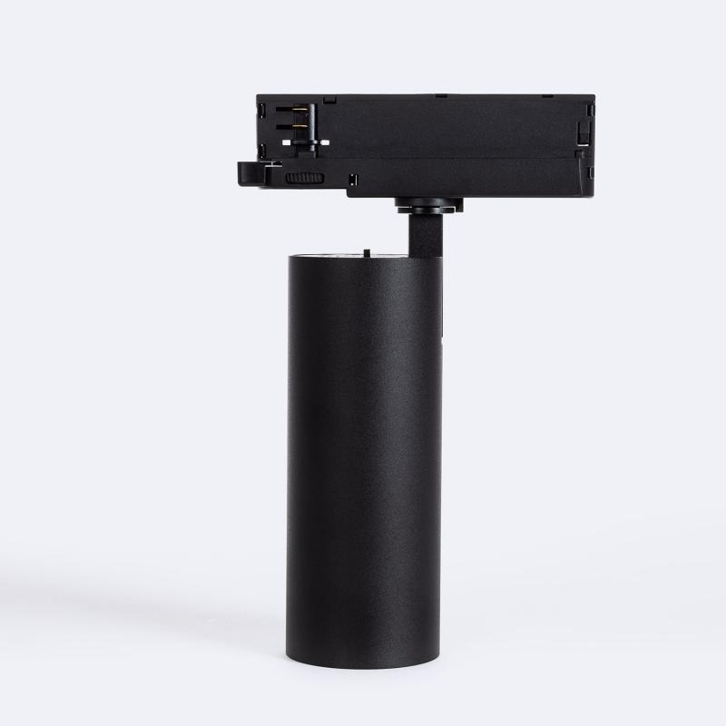 Foco Carril LED Trifásico 30W Carlo Negro
