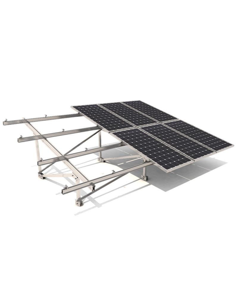 Estructura Suelo 4 Paneles Fila Doble 31V