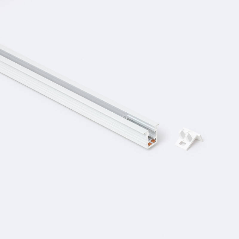 Perfil Aluminio Empotrable 2m para Tira LED hasta 6 mm