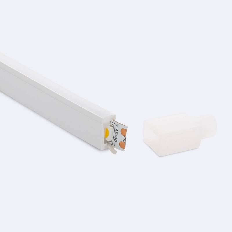 Perfil Neón SFLEX 6x12 Superficie/Empotrable Curva Lateral para Tira LED IP20 hasta 8 mm