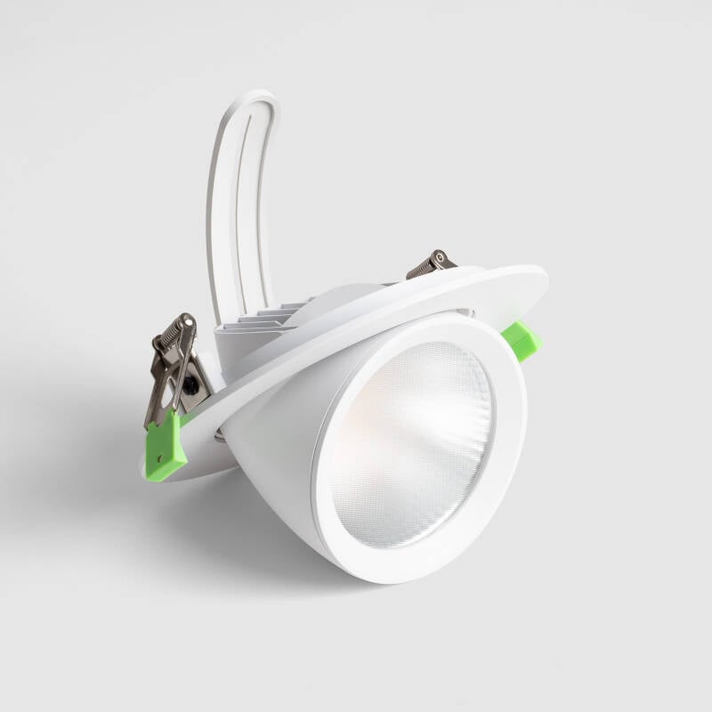 Downlight LED 38W Circular Direccionable Chip OSRAM 120 lm/W LIFUD Corte Ø 160 mm
