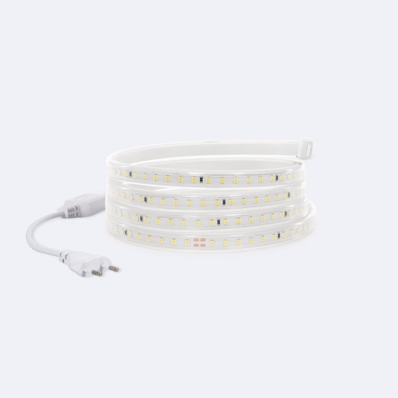 Tira LED Regulable 220V SMD 120 LED/m Color 8.5W/m Ancho 12mm Corte 20cm IP65 a Medida