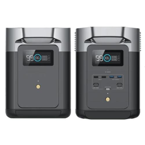 Pack Estación de Energía Portátil Delta 2 1800W 1024Wh y Batería Extra 2048Wh