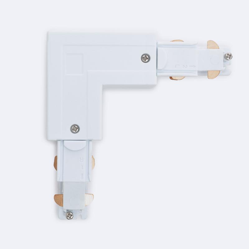 Conector Left Side Tipo L para Carril Trifásico DALI