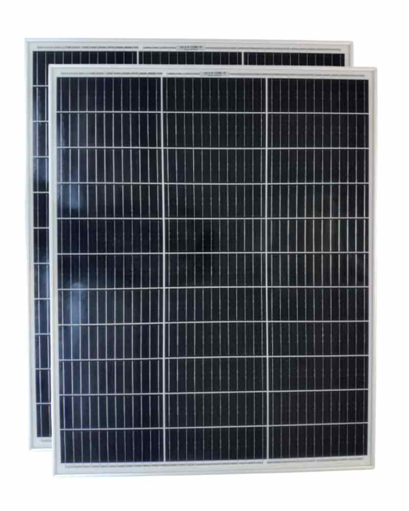 Pack 2 ud Paneles Solares Monocristalinos 12V 100W ESF
