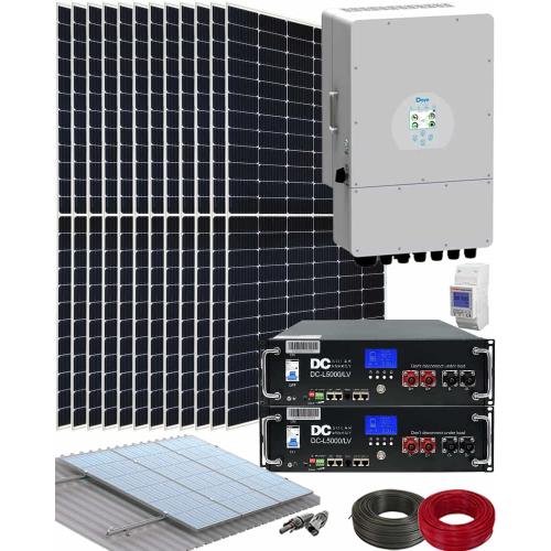 Kit Híbrido para Instalación Placas Solares para Casa con Inversor Deye 6000W