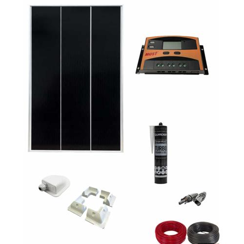 Kit Placa Solar Furgoneta 200W Monocristalina
