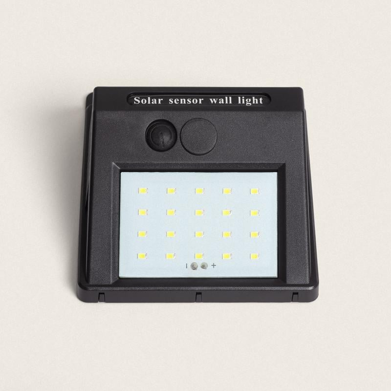Aplique de Pared Exterior Solar LED IP65 Encendido Crepuscular