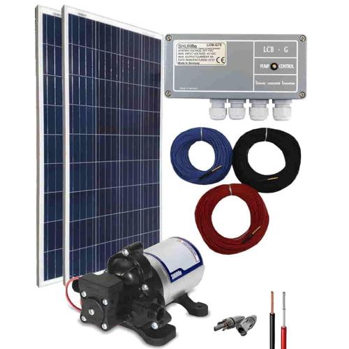 Kit Bomba de Agua Solar 24V Uso Intermitente