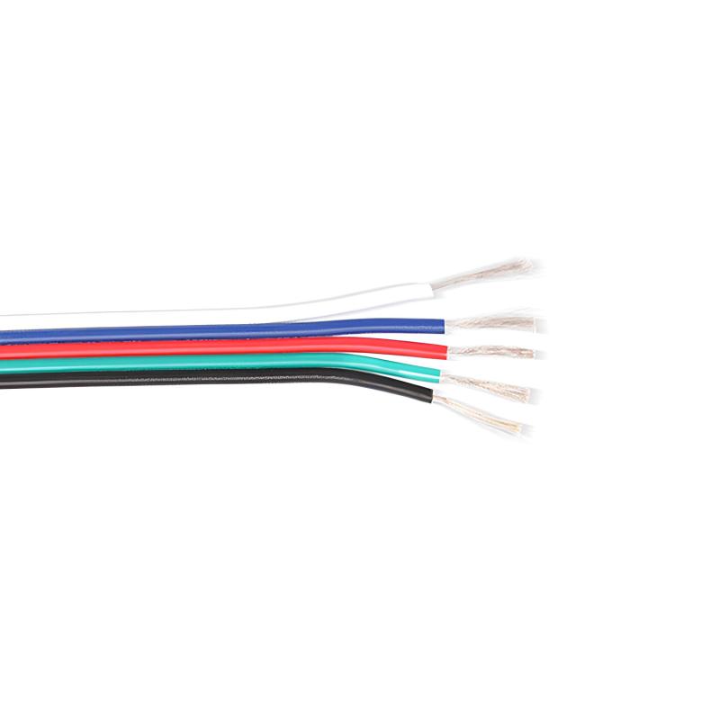 Rollo 100m Cable Eléctrico Plano Manguera 0.5mm² para Tiras LED