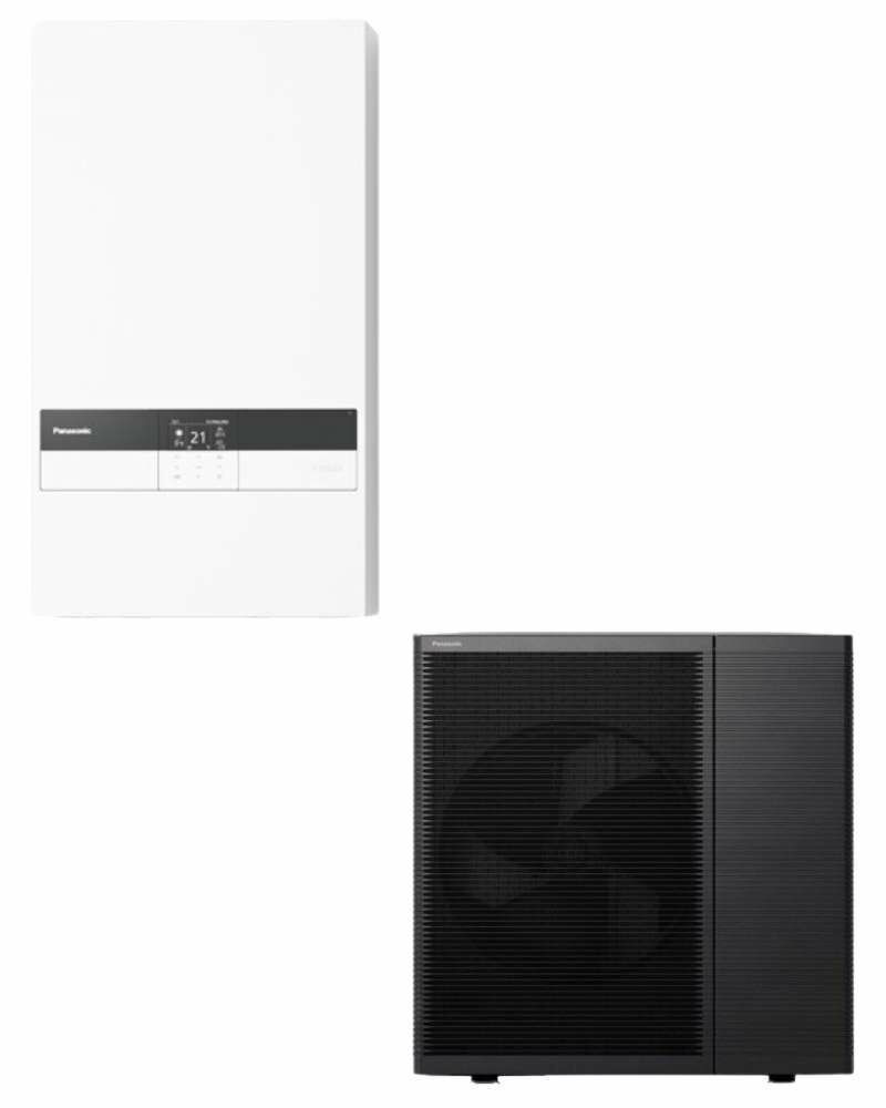 Bomba de calor Aerotermia Bibloc 7kW Panasonic Aquarea High Performance L R290 con acumulador