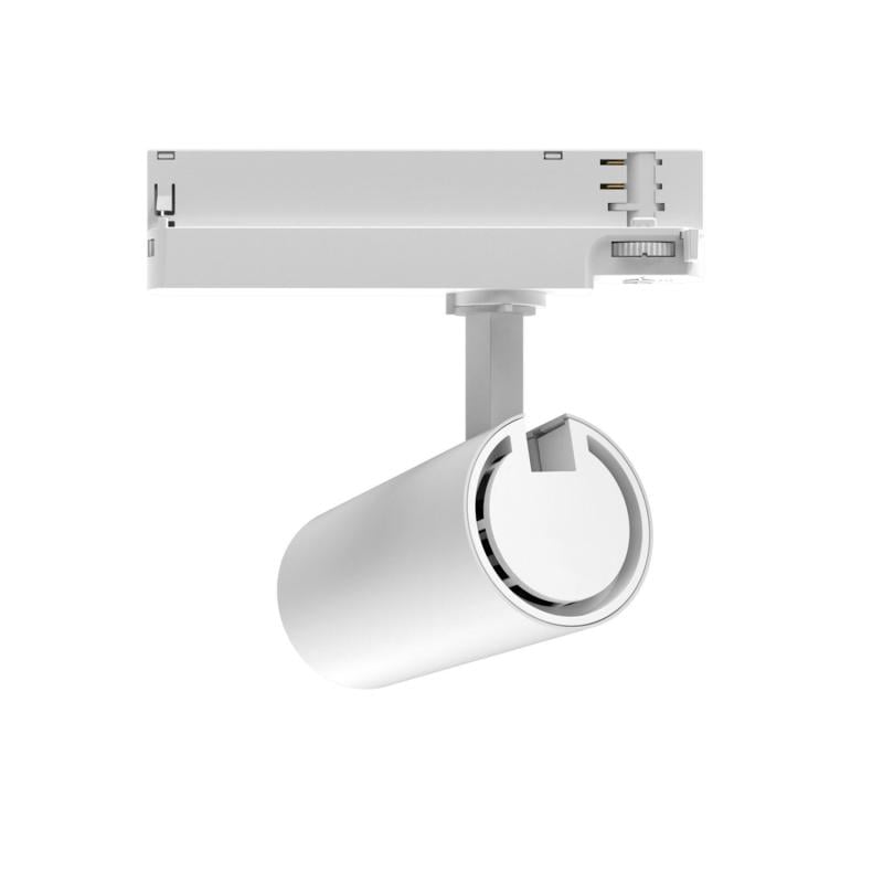 Foco Carril LED Trifásico 20W Fasano CCT Seleccionable Regulable Blanco