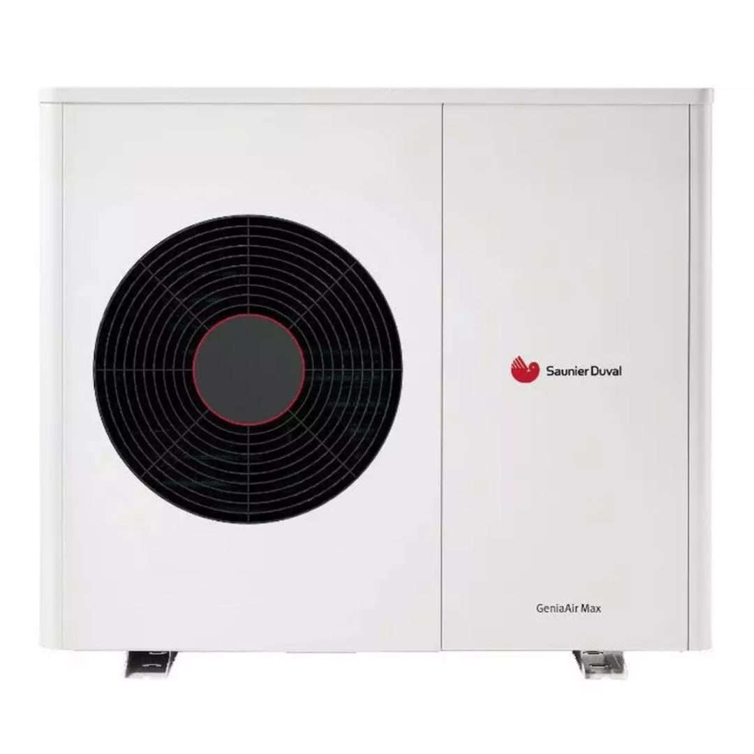 Kit Aerotermia con Radiadores Aluminio 18kW Saunier Duval con DI 100L para vivienda 200m2