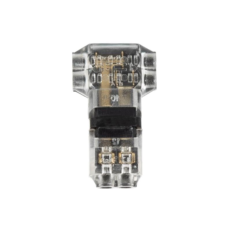 Conector Tipo T de 2 Polos de Cable No Pelado de 0.5mm para Tira LED IP40