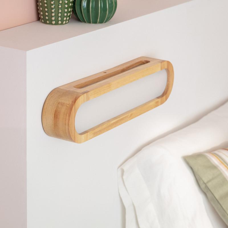 Aplique de Pared LED 12W de Madera Egil