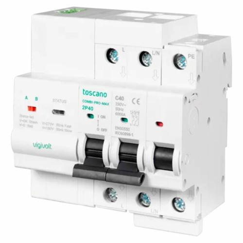 Contactor Monofásico Backup Toscano Combi Pro Max 2P 32A