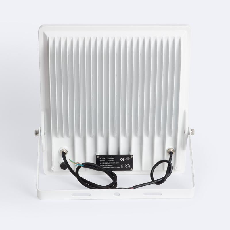 Foco Proyector LED 200W Regulable 0-10V 170 lm/W IP65 ELEGANCE Slim PRO Blanco Blanco Neutro 4000K 120º