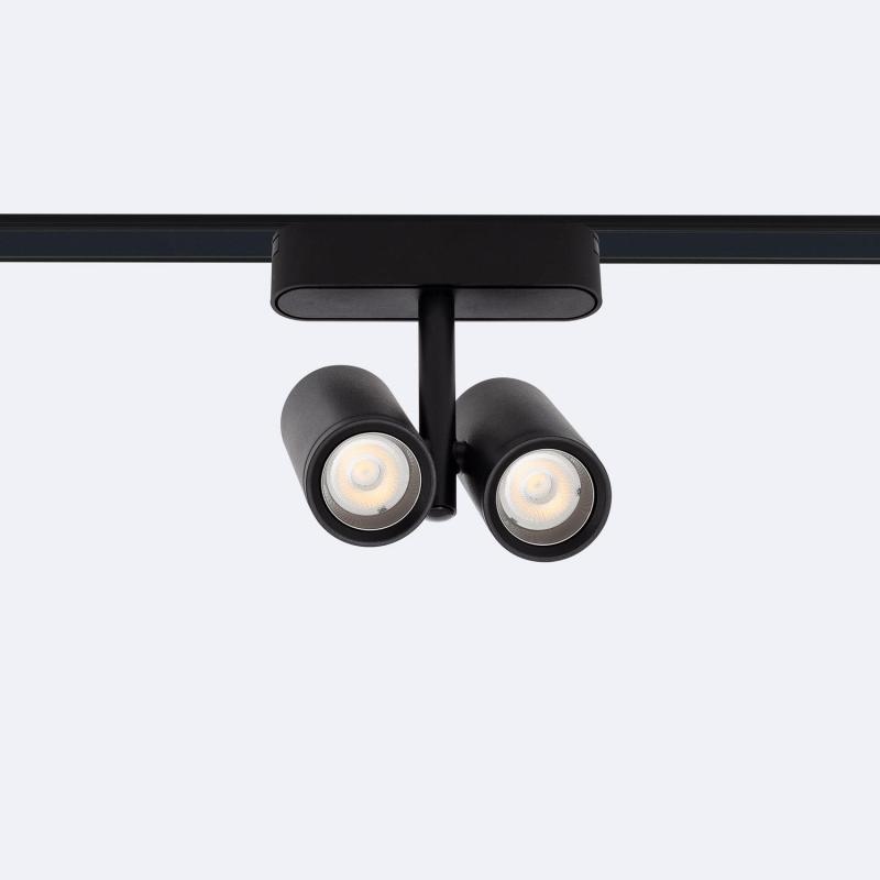 Foco Carril LED Magnético 25mm SuperSlim Cuarzo 16W 48V Negro