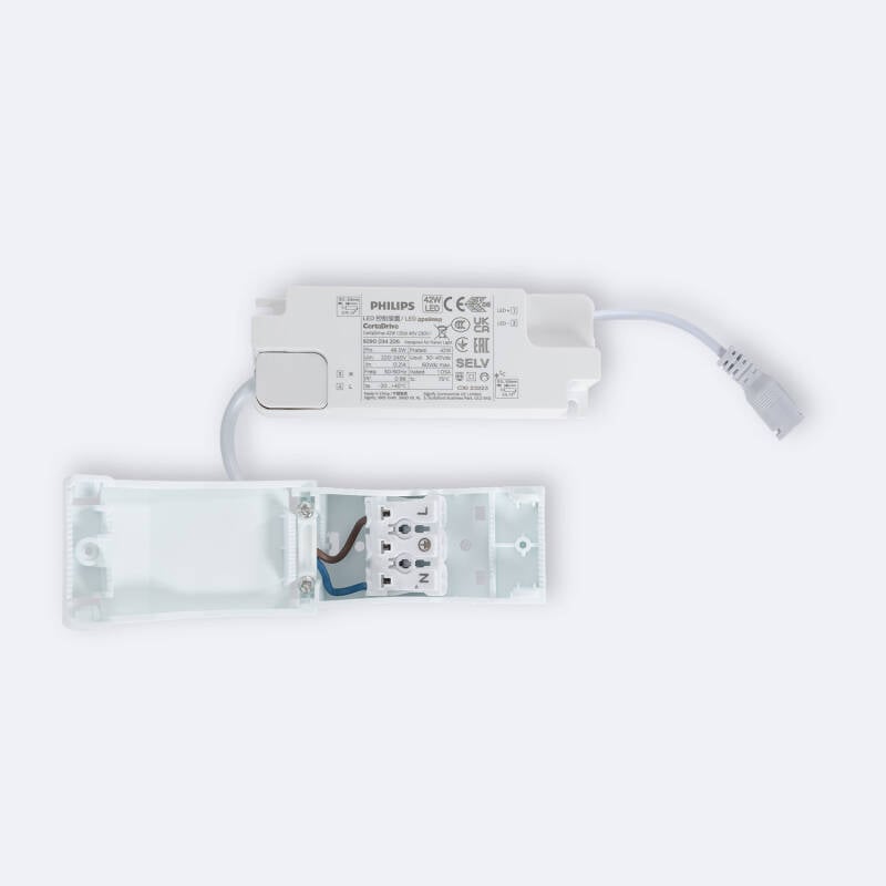Panel LED 60x60 cm 40W 4000lm con Caja de Conexiones Rápidas y Cable de Seguridad