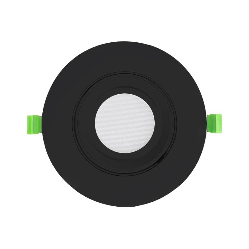 Downlight LED 38W Circular Direccionable Chip OSRAM 120 lm/W LIFUD Corte Ø 160 mm Negro
