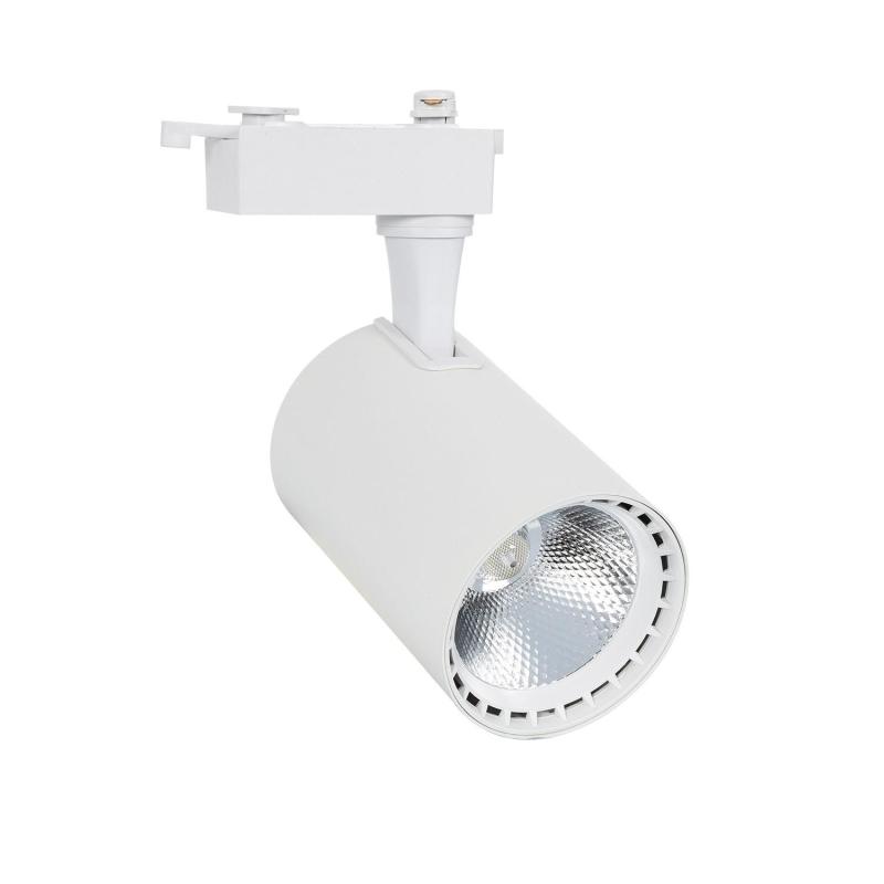 Foco Carril LED Monofásico 30W Bron Blanco