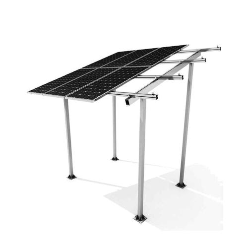 Estructura Elevada 18 Paneles 2 Filas 20º 38V Base + A2 + A3