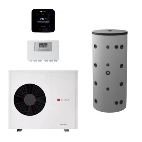 Kit Aerotermia ACS 100L Saunier Duval Genia Air Max 4 Inalámbrico 5,6kW R290