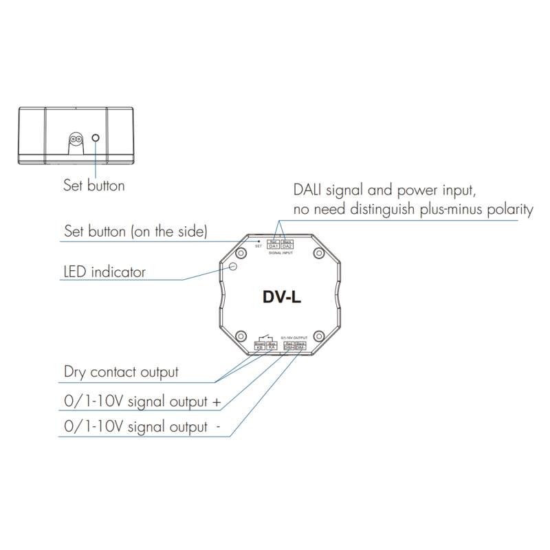 Regulador DALI a 0/1-10V SKYDANCE DV-L