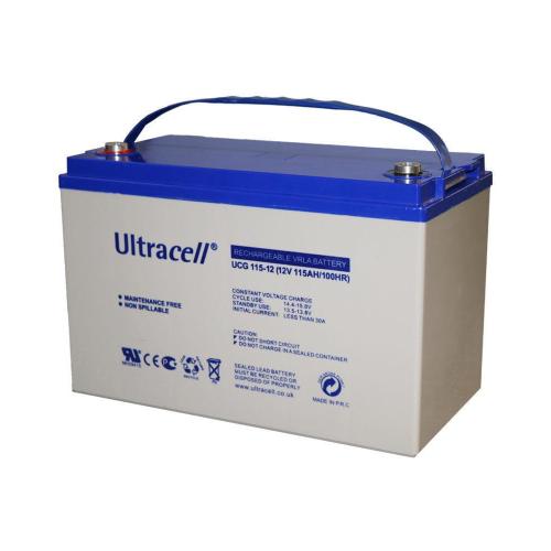 Batería GEL 12V 115Ah Ultracell UCG-115-12