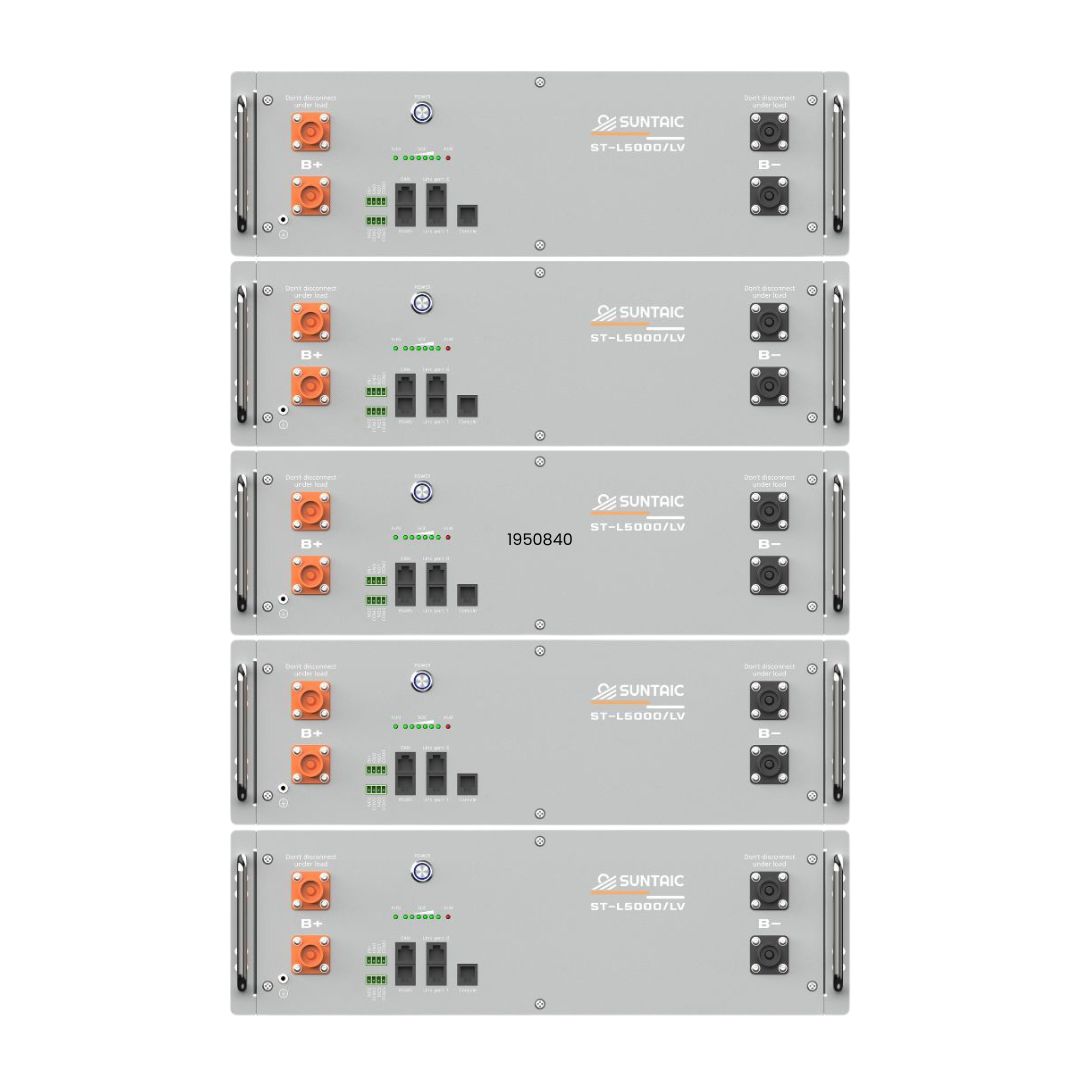 Pack 5 unidades de Baterías Autoconsumo de Litio Suntaic ST-L5000/LV 48V 25kWh