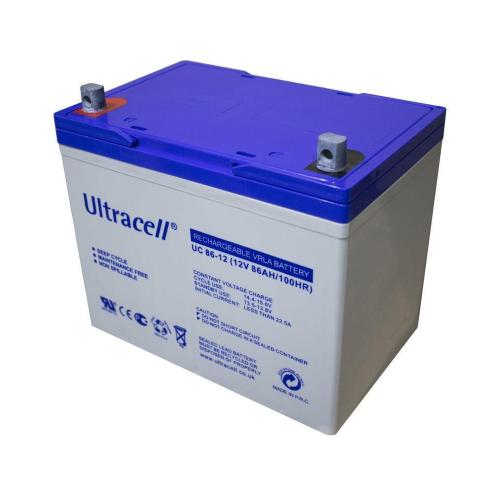 Batería Solar AGM 12V 86Ah Ultracell UC-86-12