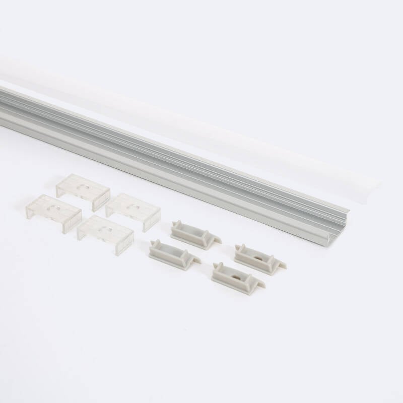 Perfil Aluminio Empotrable para Tira LED hasta 18 mm