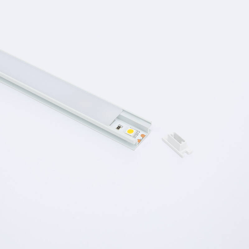 Perfil Aluminio Pisable Suelo para Tiras LED hasta 10 mm