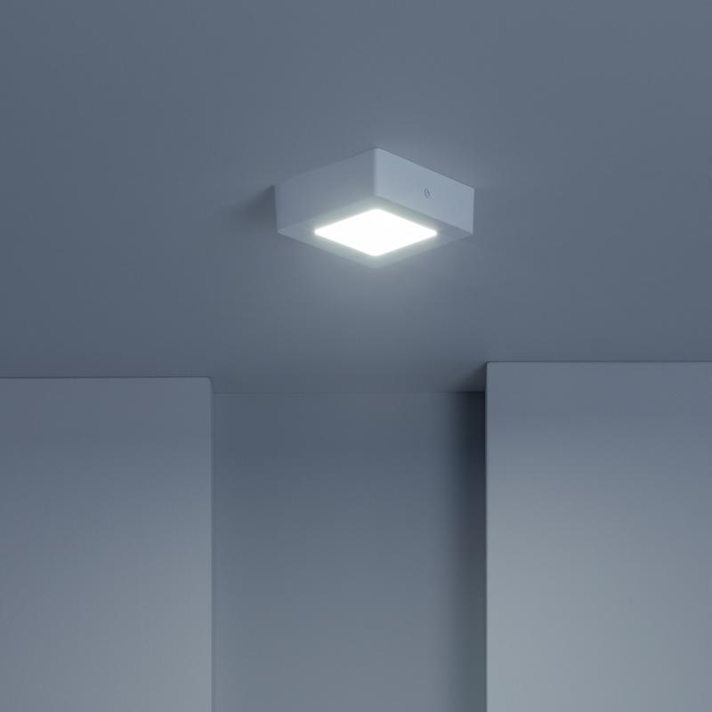 Plafón LED 6W Cuadrado 120x120mm