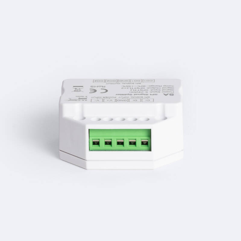 Splitter Divisor de Señal Digital SPI Monocolor/RGB/RGBW 5-12-24V SKYDANCE SA