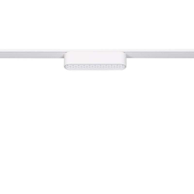 Foco Carril Lineal LED Magnético 25mm SuperSlim 6W 48V Blanco Grid 120mm