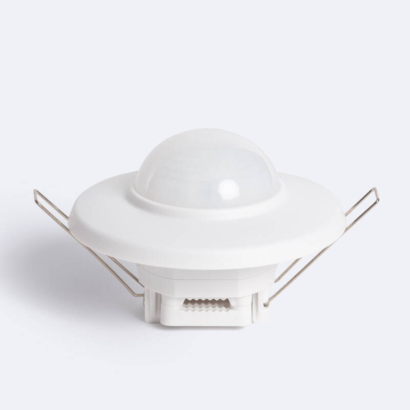 Sensor de Movimiento PIR Crepuscular 360º de Superficie/Empotrable Exterior IP54 Especial Pasillos