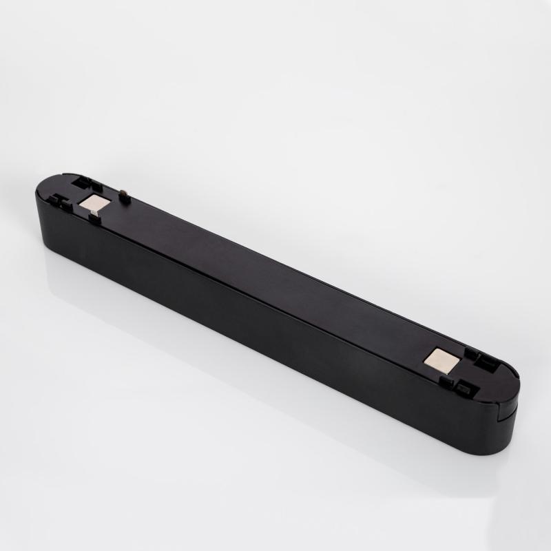 Foco Carril Lineal LED Magnético 25mm SuperSlim 12W 48V Negro 222mm