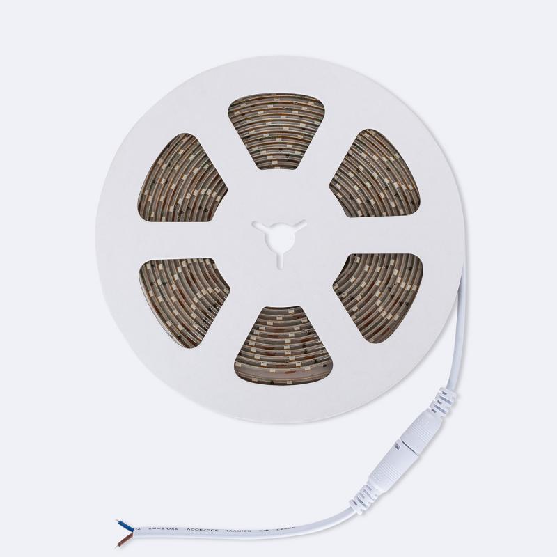 Tira LED 12V SMD 60 LED/m 5m 5W/m 400lm/m Ancho 8mm Corte 5cm IP65