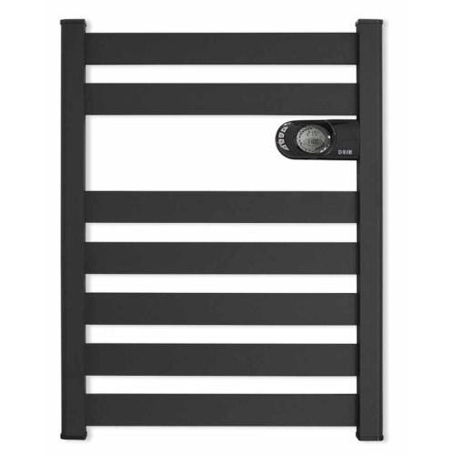 Toallero Eléctrico de Aluminio 500W Negro HJM Zinnia