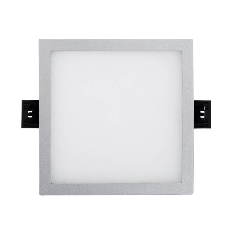 Placa LED 8W Cuadrada High Lumen LIFUD Corte Ø 75 mm Silver