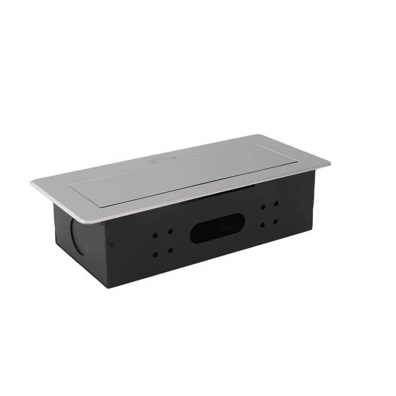 Base Múltiple Empotrable 2 Enchufes Tipo F + 2xUSB
