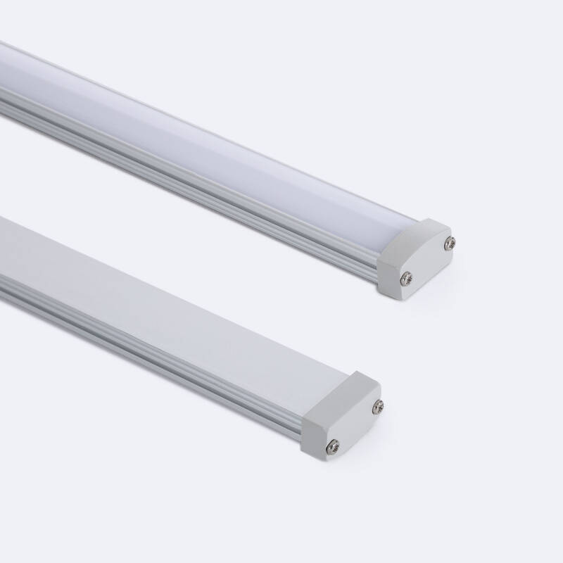 Perfil Aluminio Estanco IP65 Superficie 2m para Tira LED hasta 8 mm