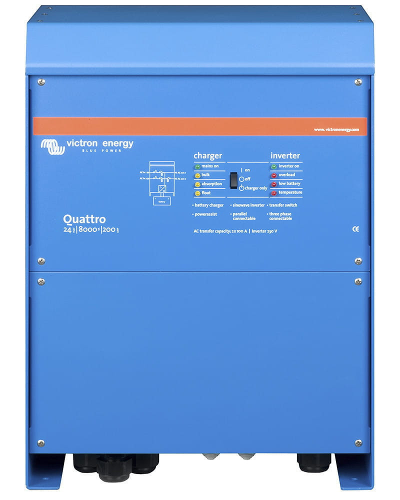 Inversor Victron Quattro 8000VA 24V 200+100A