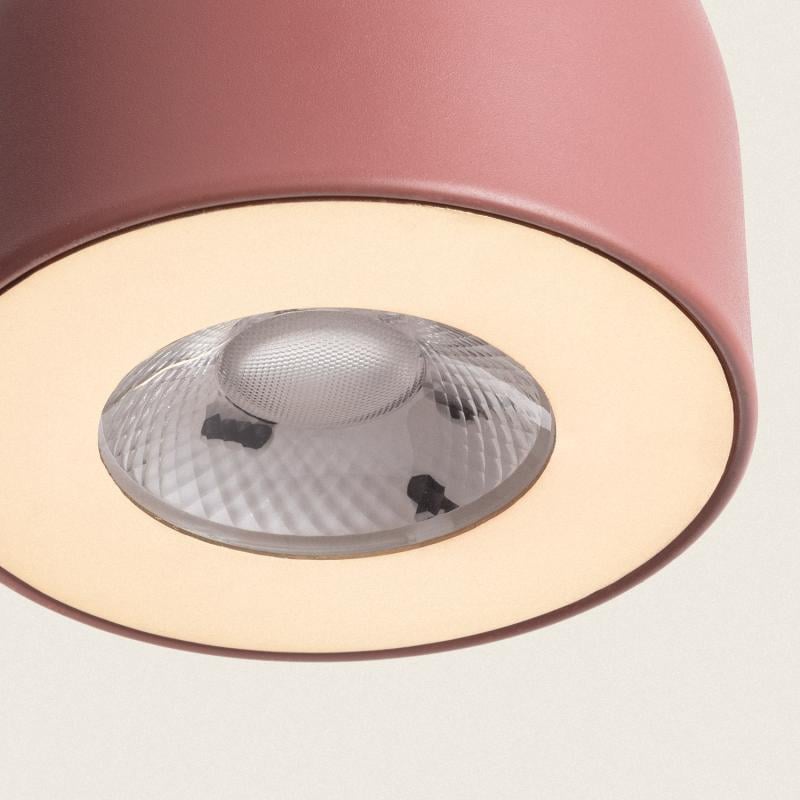 Lámpara Colgante LED 8W Regulable en Altura Metal Arya