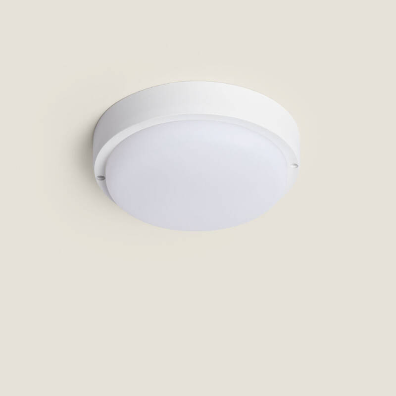 Plafón LED 25W Circular para Exterior Ø175 mm IP65 Hublot White