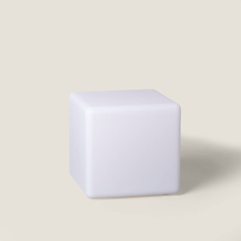 Cubo LED RGBW Recargable 40x40 cm